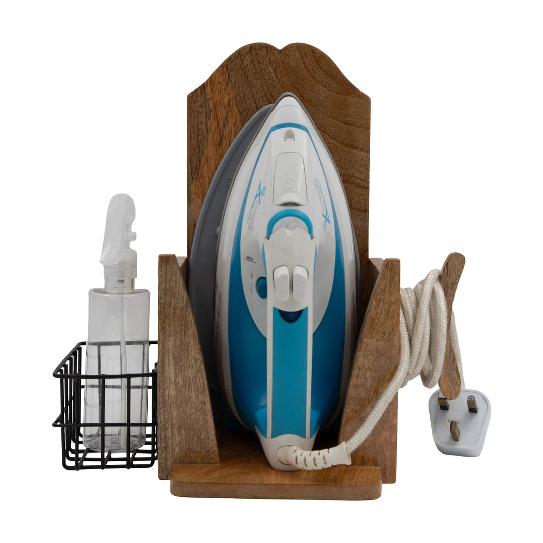 Wealo Solid Wood Wall Mounted Iron Floating Stand | Furniture | Waseeh Pakistan