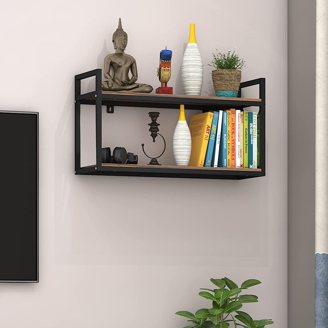 Woodsa Wooden Wall Home Kitchen Living Room Organizer Floating Shelve | Furniture | Waseeh Pakistan