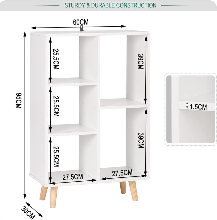 Wudu Hollow Lounge Drawing Room Storage Office Bookcase Decor | Furniture | Waseeh Pakistan