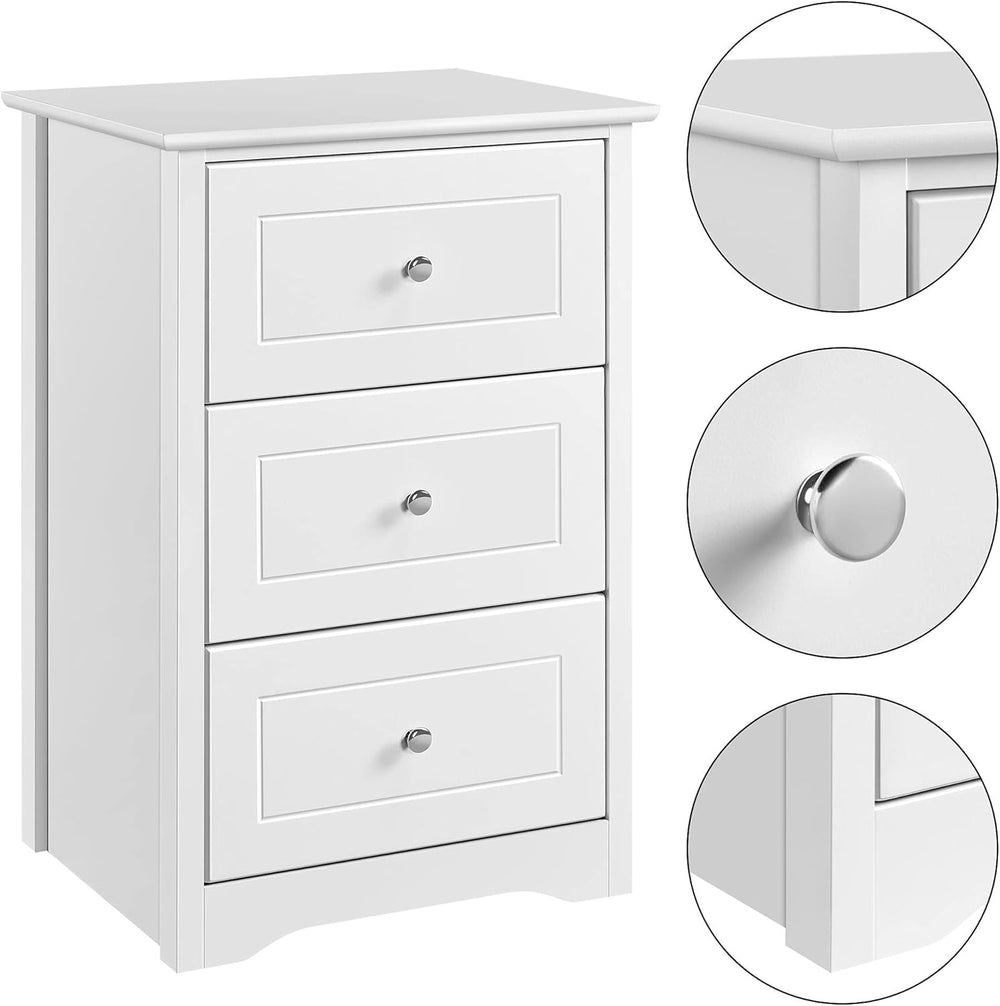 Yahall End Table with 3 Drawers Living Lounge Bedside Table | Furniture | Waseeh Pakistan