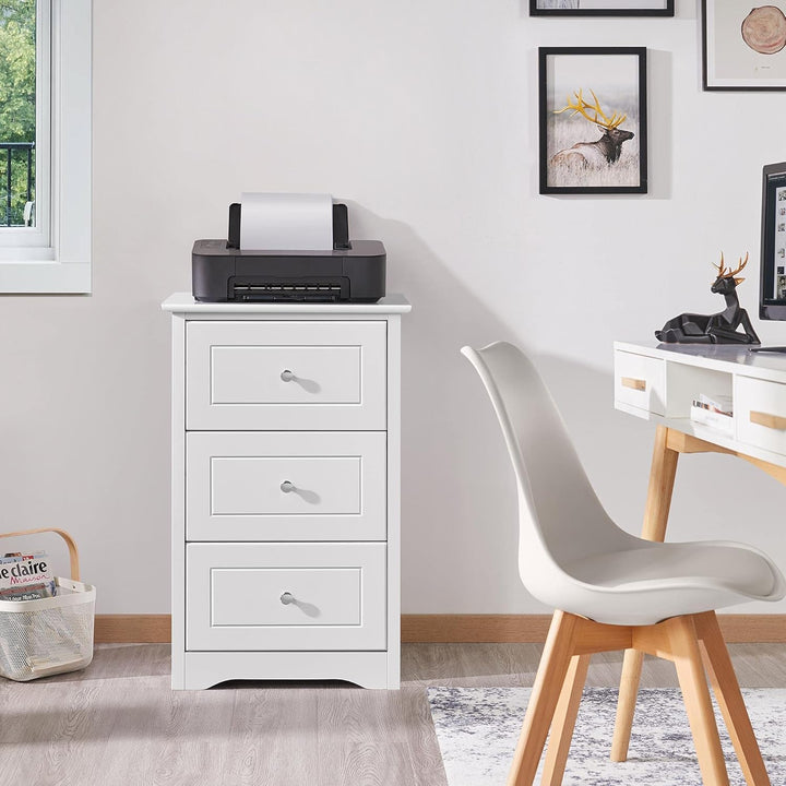 Yahall End Table with 3 Drawers Living Lounge Bedside Table | Furniture | Waseeh Pakistan