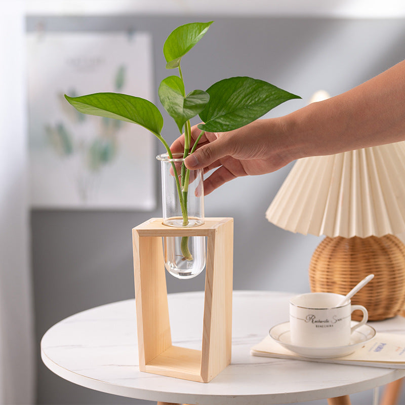 Ignoble Test Tube Flower Pot Home Office Table Vase Decor