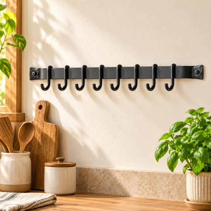 Zarmo kitchen organizer concept shown with natural greenery in warm kitchen setting