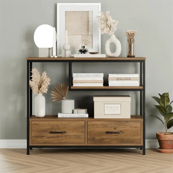 Zatora Hallway Entryway Bookshelve Organizer Console Table | Furniture | Waseeh Pakistan