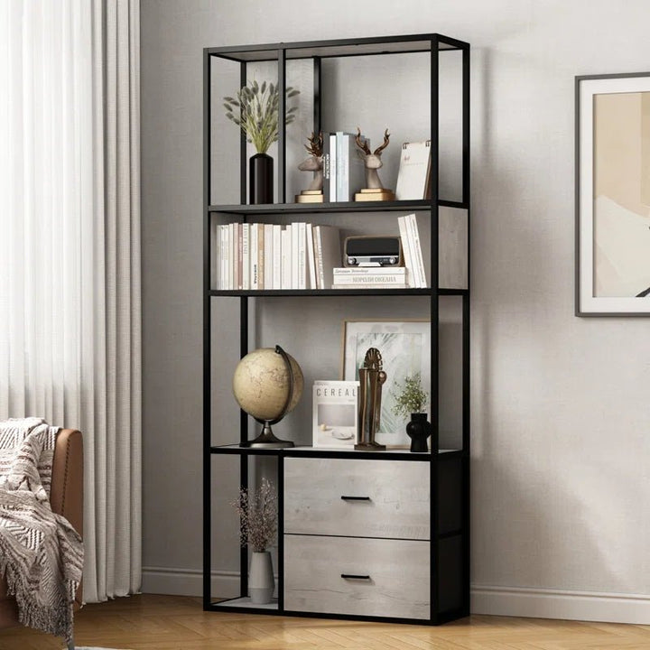 Zela Etagere Living Lounge Storage Drawer Organizer Bookcase Rack | Furniture | Waseeh Pakistan