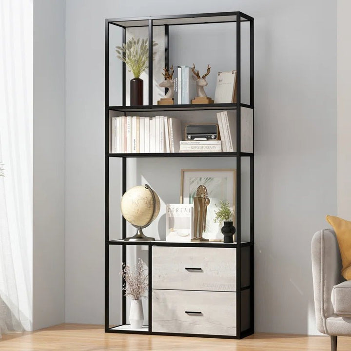 Zela Etagere Living Lounge Storage Drawer Organizer Bookcase Rack | Furniture | Waseeh Pakistan