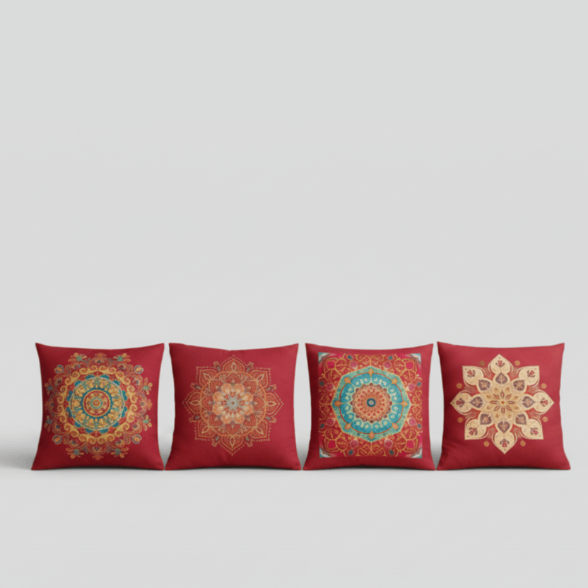 Zelora Bedroom Drawingroom Sofa Cushion Covers (Pack of 4) | Home Décor | Waseeh Pakistan