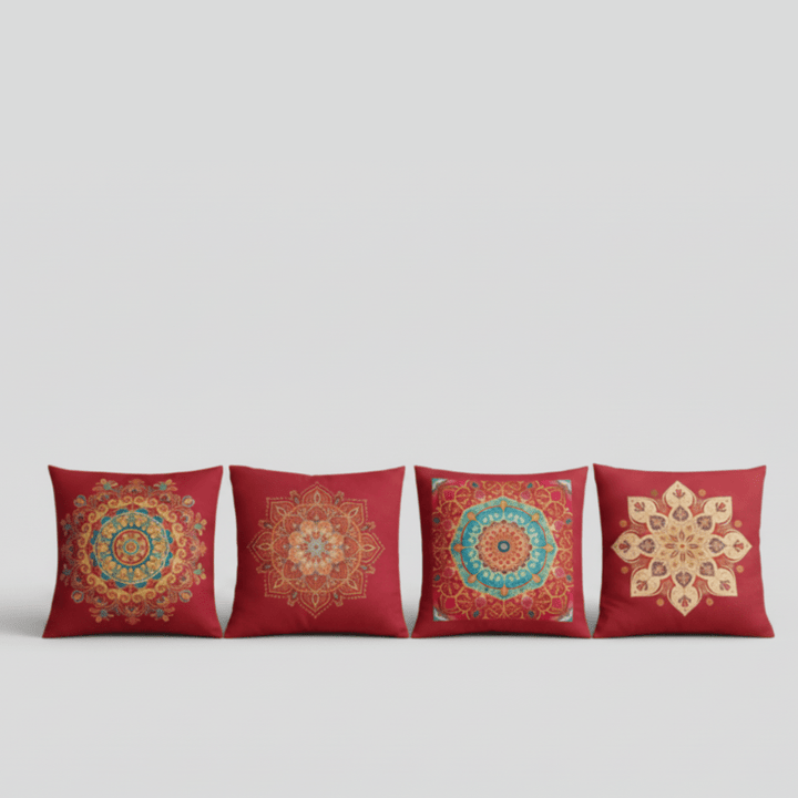 Zelora Bedroom Drawingroom Sofa Cushion Covers (Pack of 4) | Home Décor | Waseeh Pakistan