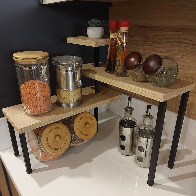 Ziggy Zone Corner Kitchen Spice Salt Organizer Storage Shelve Rack | Not Sale FB | Waseeh Pakistan