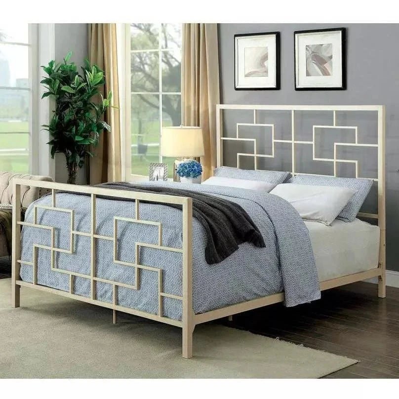 Zitaro All Metal Open-Frame Low Platform Bed | Furniture | Waseeh Pakistan