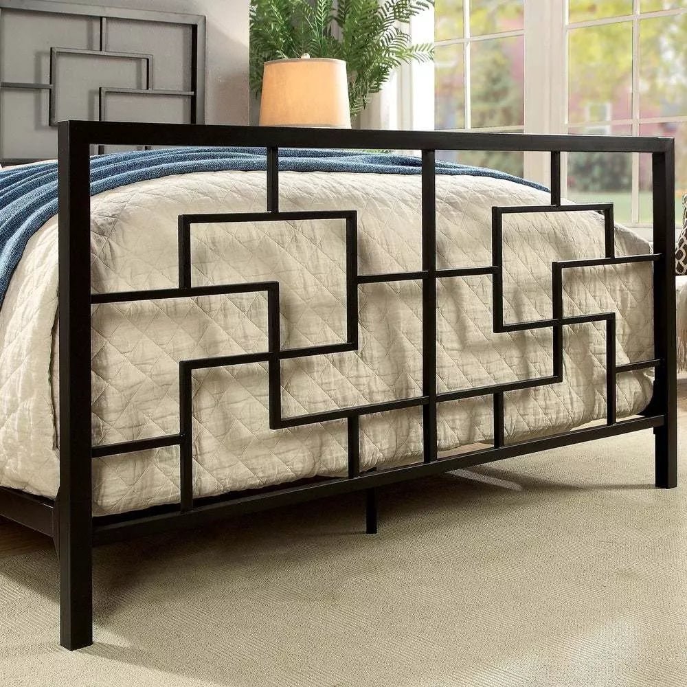 Zitaro All Metal Open-Frame Low Platform Bed | Furniture | Waseeh Pakistan