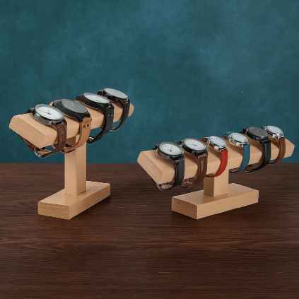 Zitora Men Women Jewllery Watch Holder Stand (Solid Wood) | Furniture | Waseeh Pakistan