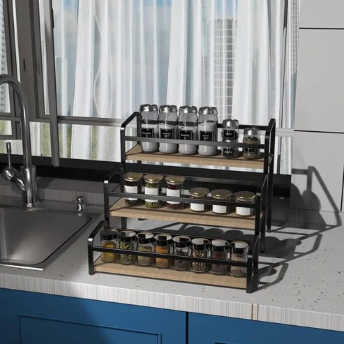 Zizila 3-Tier Countertop Spice Organier Rack | Furniture | Waseeh Pakistan