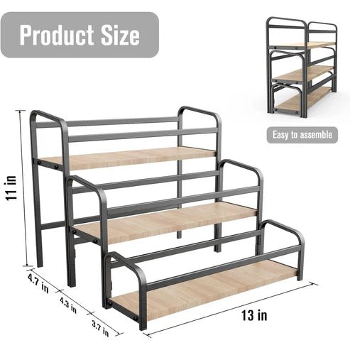 Zizila 3-Tier Countertop Spice Organier Rack | Furniture | Waseeh Pakistan