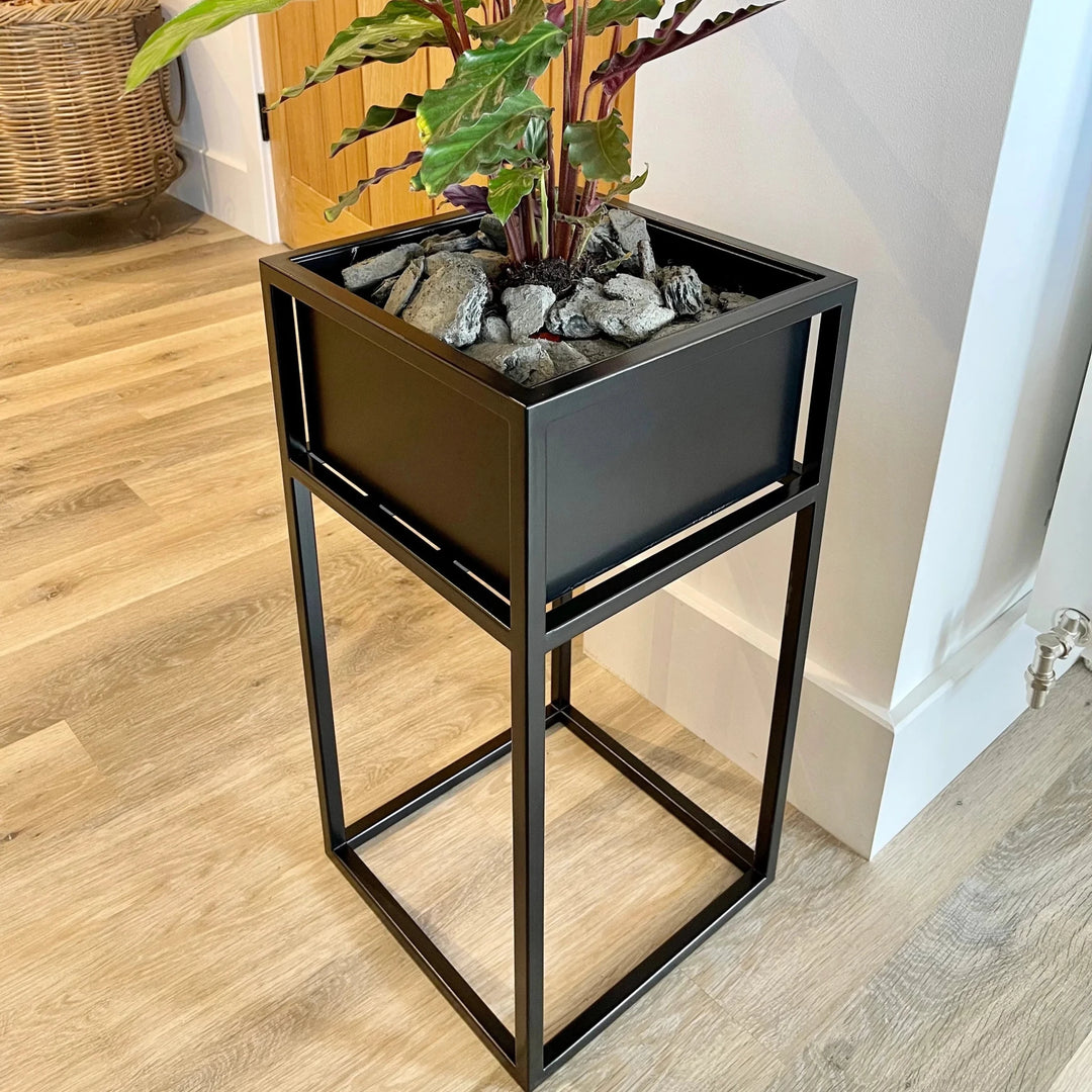 Zodulla Indoor & Outdoor Metal Standing Square Planter | Furniture | Waseeh Pakistan