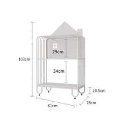 Sisi House Bookcase Kids Organizer Rack - waseeh.com