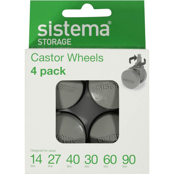 Sistema Castor Wheel (4 Pack) - waseeh.com