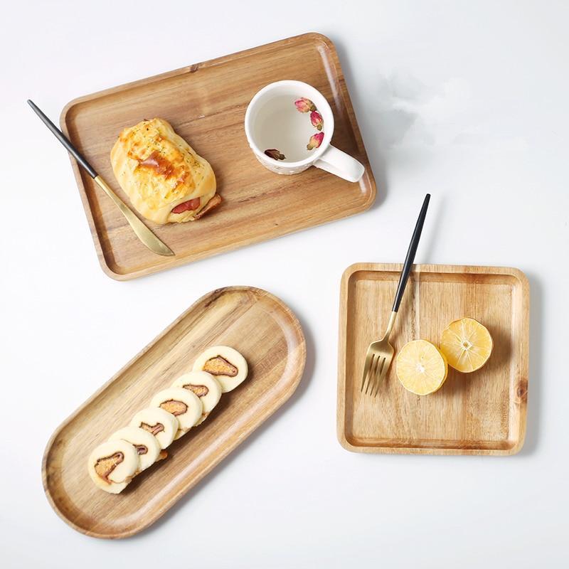 Wooden Food Party Serving Tray - waseeh.com