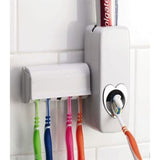 Toothpaste Dispenser With Toothbrush Holder - waseeh.com