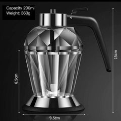 Glassy Honey Bee Dispenser - waseeh.com