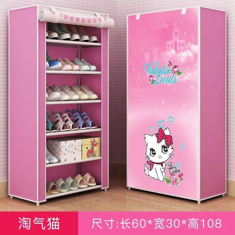 Multi-layer Solid Cloth Shoe cabinet - waseeh.com