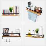 Industrial Lame Kitchen Home Floating Shelve - waseeh.com