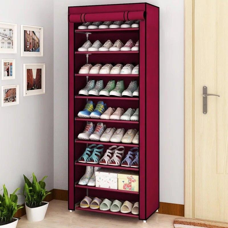 Multi-layer Solid Cloth Shoe cabinet - waseeh.com