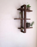 Wall Fitted Vintage Wooden Organizer Rack Shelve Decor - waseeh.com