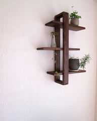 Wall Fitted Vintage Wooden Organizer Rack Shelve Decor - waseeh.com
