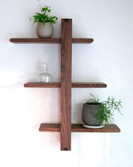 Wall Fitted Vintage Wooden Organizer Rack Shelve Decor - waseeh.com