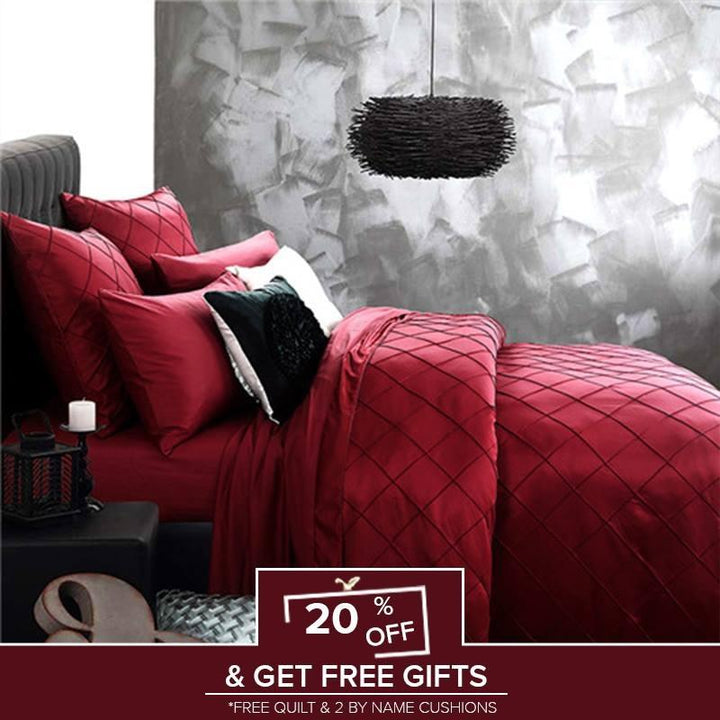 15 Pieces Luxury Bridal Set with Quilt | Home Décor | Waseeh Pakistan