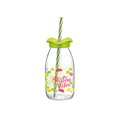 Decorated Straw Bottle - waseeh.com