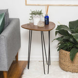 Manor Park Modern Bedroom Side Hairpin Table - waseeh.com