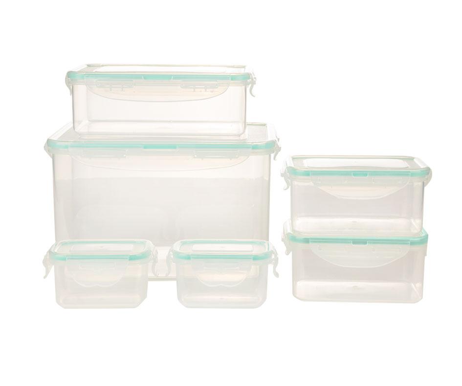Rectangle Food Container Set - Pack of 16 Pcs - waseeh.com