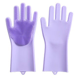Silicone Scrub Gloves (1 Pair) - waseeh.com