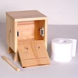 Gabby Side Solid Wood Tissue Box - waseeh.com
