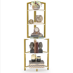 Plight Ladder Bookcase Shelve Kitchen Organizer Rack - waseeh.com