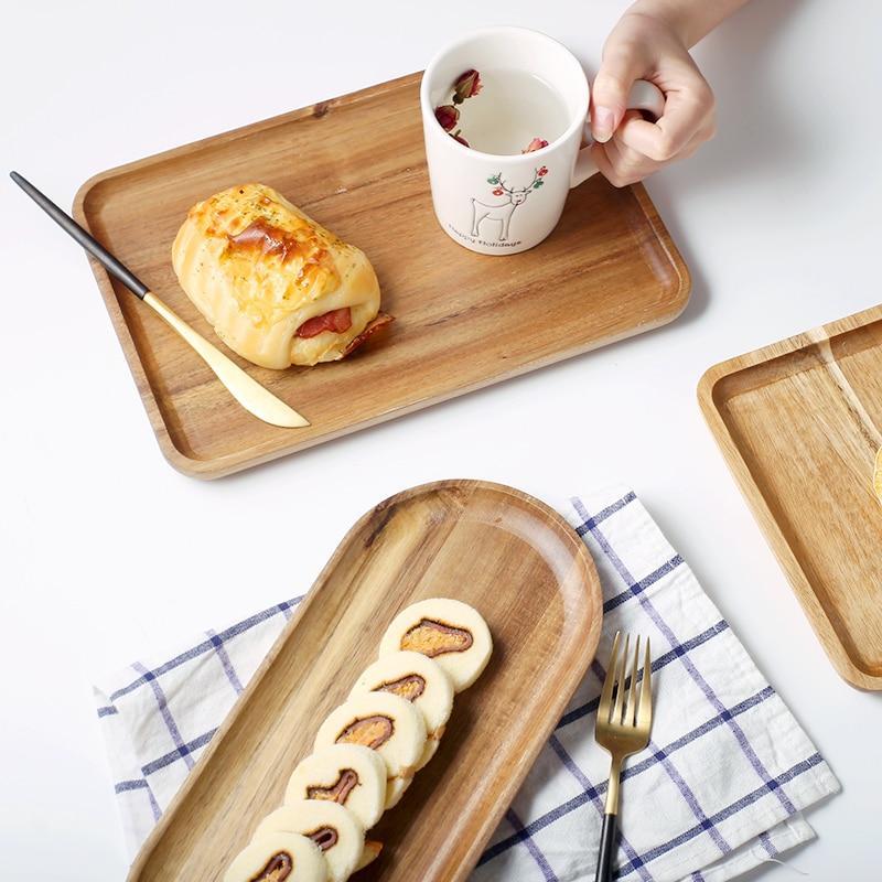 Wooden Food Party Serving Tray - waseeh.com