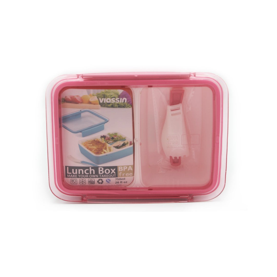 2 Compartment Lunch Box - Viassin 750ml | Fashion Point | Waseeh Pakistan