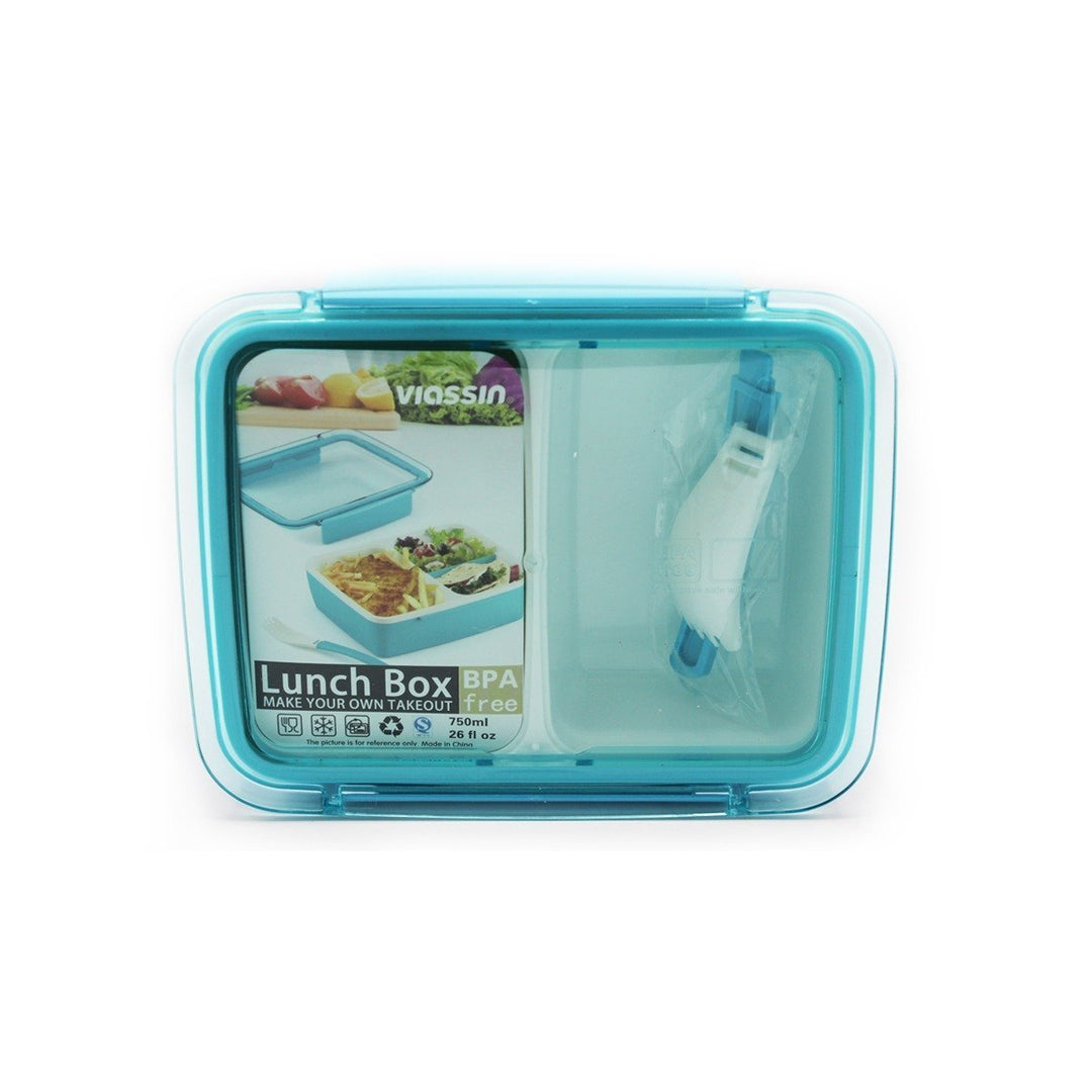 2 Compartment Lunch Box - Viassin 750ml | Fashion Point | Waseeh Pakistan