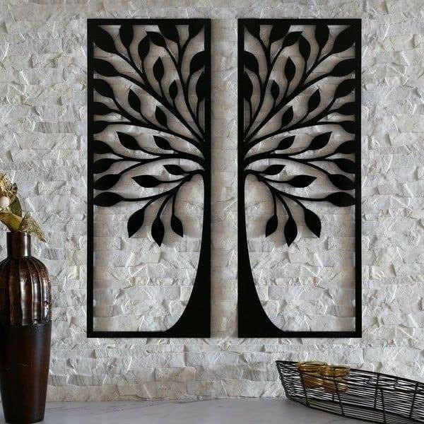 2 Frames Tree Living Lounge Bedroom Wall Hanging Decor | Home Décor | Waseeh Pakistan