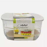 Limon Two Section Refrigerator Jar - waseeh.com
