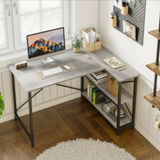 Bestier Home Office Workstation Writing Organizer Desk Table - waseeh.com