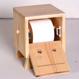 Gabby Side Solid Wood Tissue Box - waseeh.com