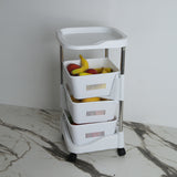 Vegie Rotator Kitchen Organizer Trolley - waseeh.com