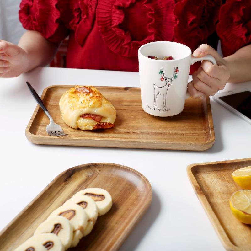 Wooden Food Party Serving Tray - waseeh.com