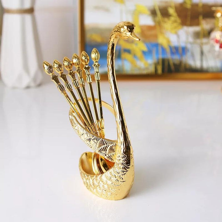 Classy Swan Spoon Set - waseeh.com