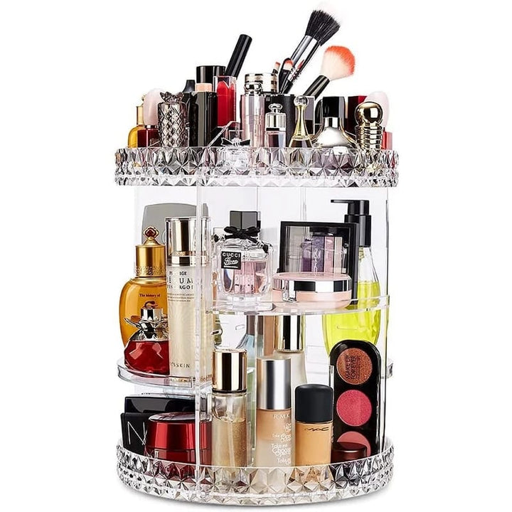 360 Transparent Cosmetics Box | Fashion Point | Waseeh Pakistan