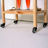 Treen Rolling Storage Serving Kitchen Dining Room Trolley - waseeh.com
