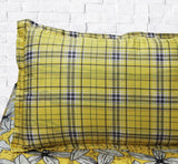 Yellow Tulip Cotton Bed Sheet - waseeh.com